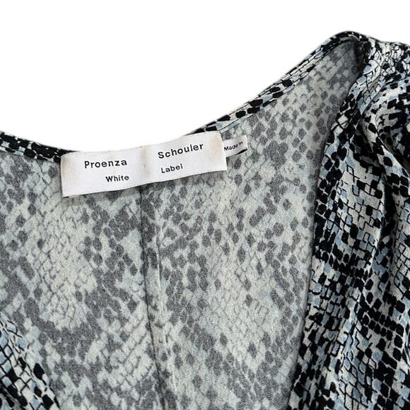 PROENZA SCHOULER White Label Snake Print Midi Dress - Picture 6 of 12